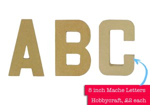 Hobbycraft letters