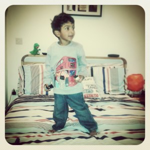 Monsoon Boys London Bus Top