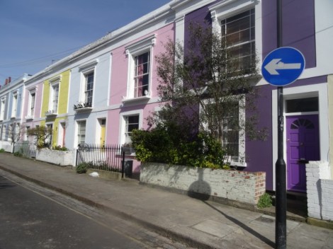Pastel Houses - Falkland Place
