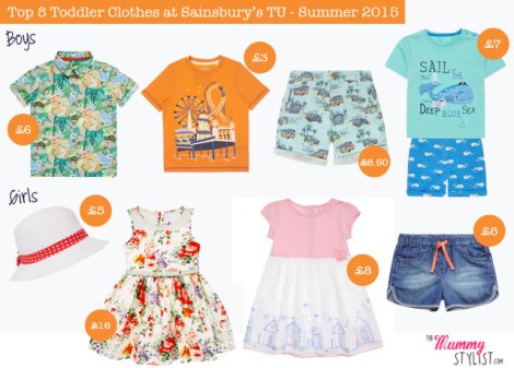 Sainsbury's-Top-8 Toddler Clothes Summer 2015