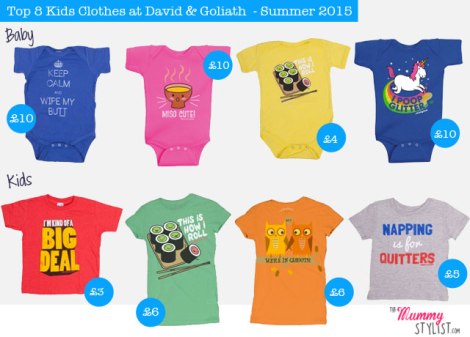 Top 8 Kids Clothes at David and Goliath