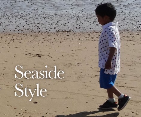 Seaside style toddler outfit