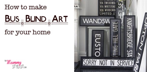 Bus Destination Blind Art