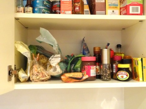 HomeSense Declutter Drawer Bins and Pasta Glass Jars