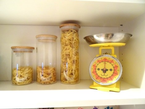 HomeSense Declutter Drawer Bins and Pasta Glass Jars