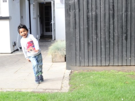 Monsoon Boys London Bus Jumper