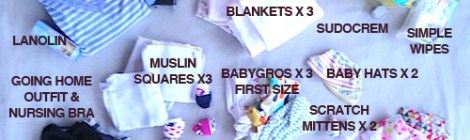 Hospital Bag for Labour Birth