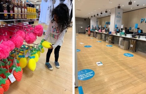 Shopping in Slough after Lockdown - Social Distancing Primark