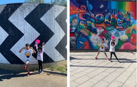 Shopping in Slough after Lockdown - Social Distancing