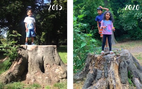 Cowley Lock and Canal Walk - 5 years before and after