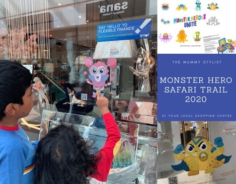 Monster Hero Safari Trail at your local shopping centre