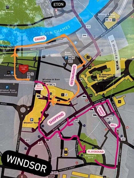 Windsor Map, Berkshire