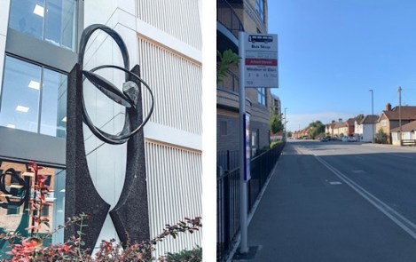 Slough to Eton Walk - Herschel Sculpture