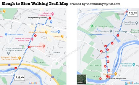 Slough-to-Eton-Walking-Trail-Map