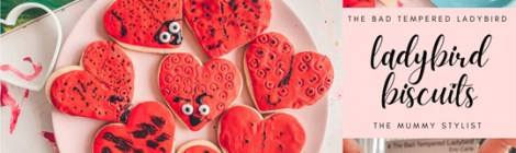 Bad Tempered Ladybird Biscuits Recipe - Baking with kids