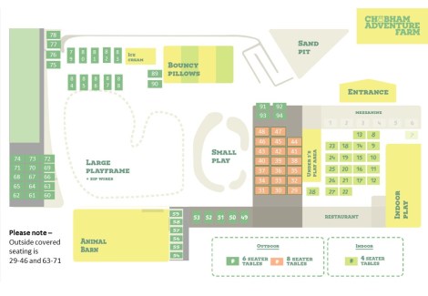 Chobham Adventure Farm Map
